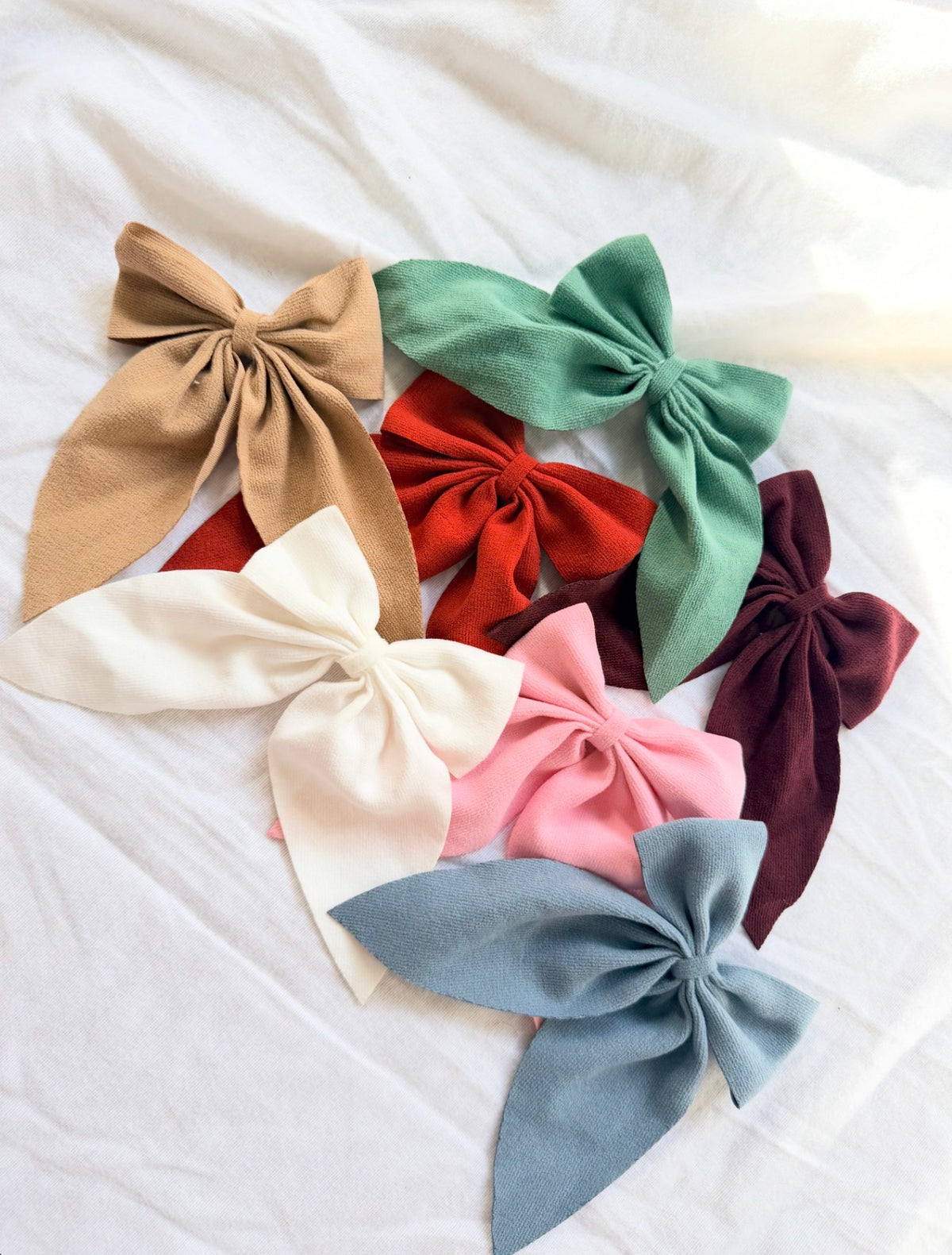 Fabric hair bow