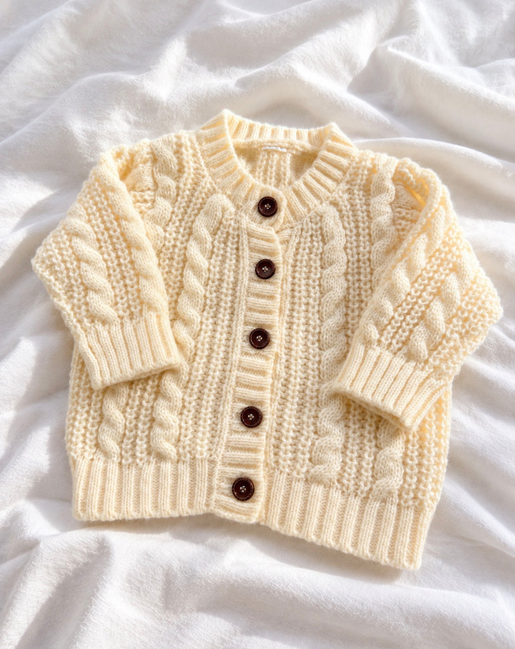 Cream cable Cardigan