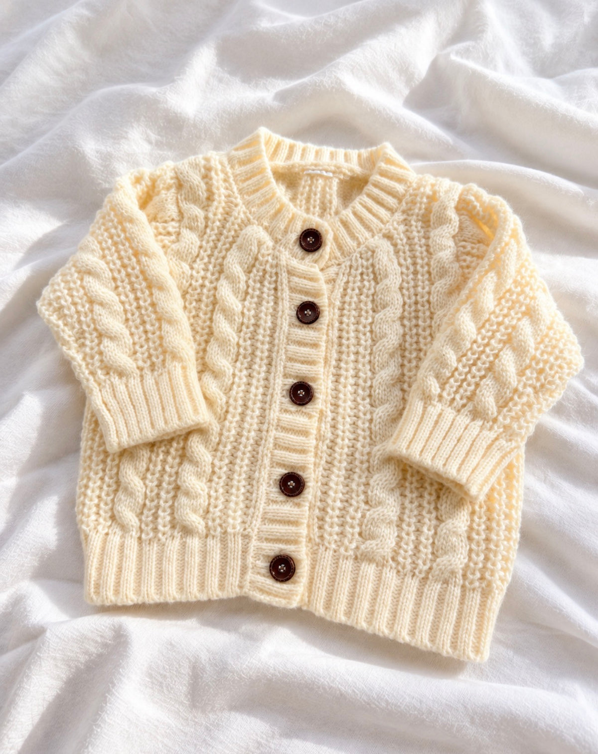 Cream cable Cardigan