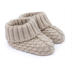Premium cotton knitted booties