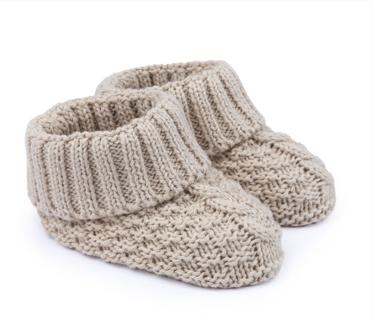 Premium cotton knitted booties