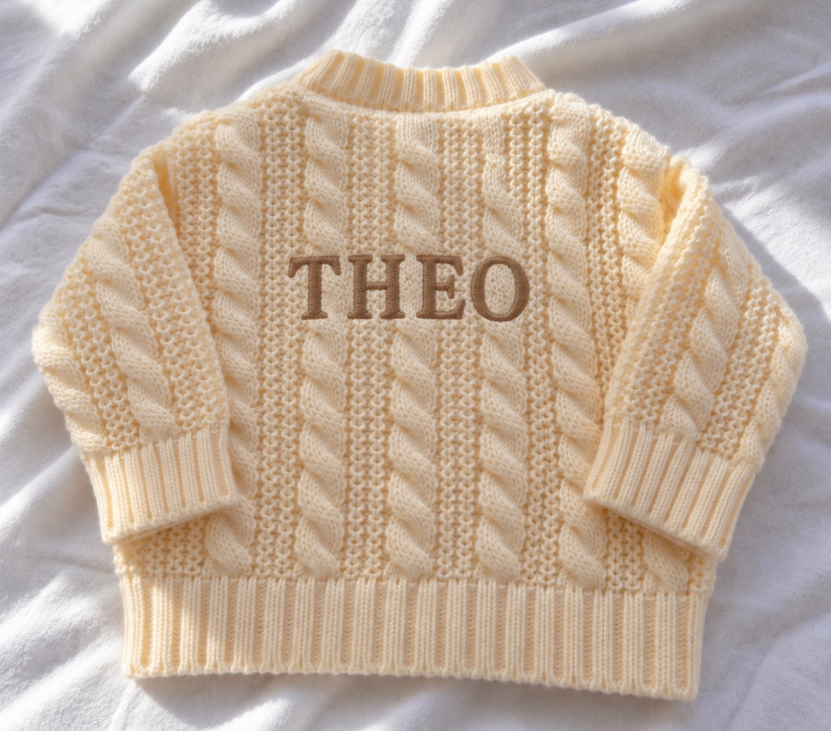 Cream cable Cardigan
