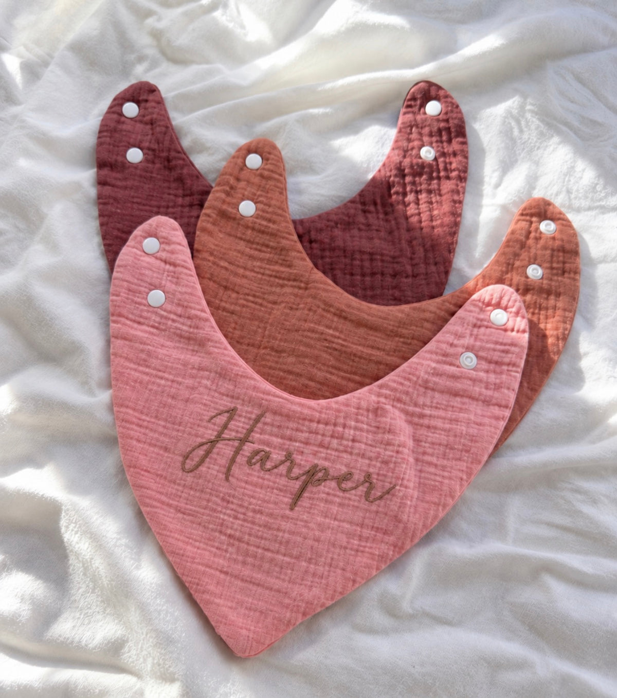 Girls Bandana dribble bib