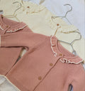 Pink Frilly Cardigan